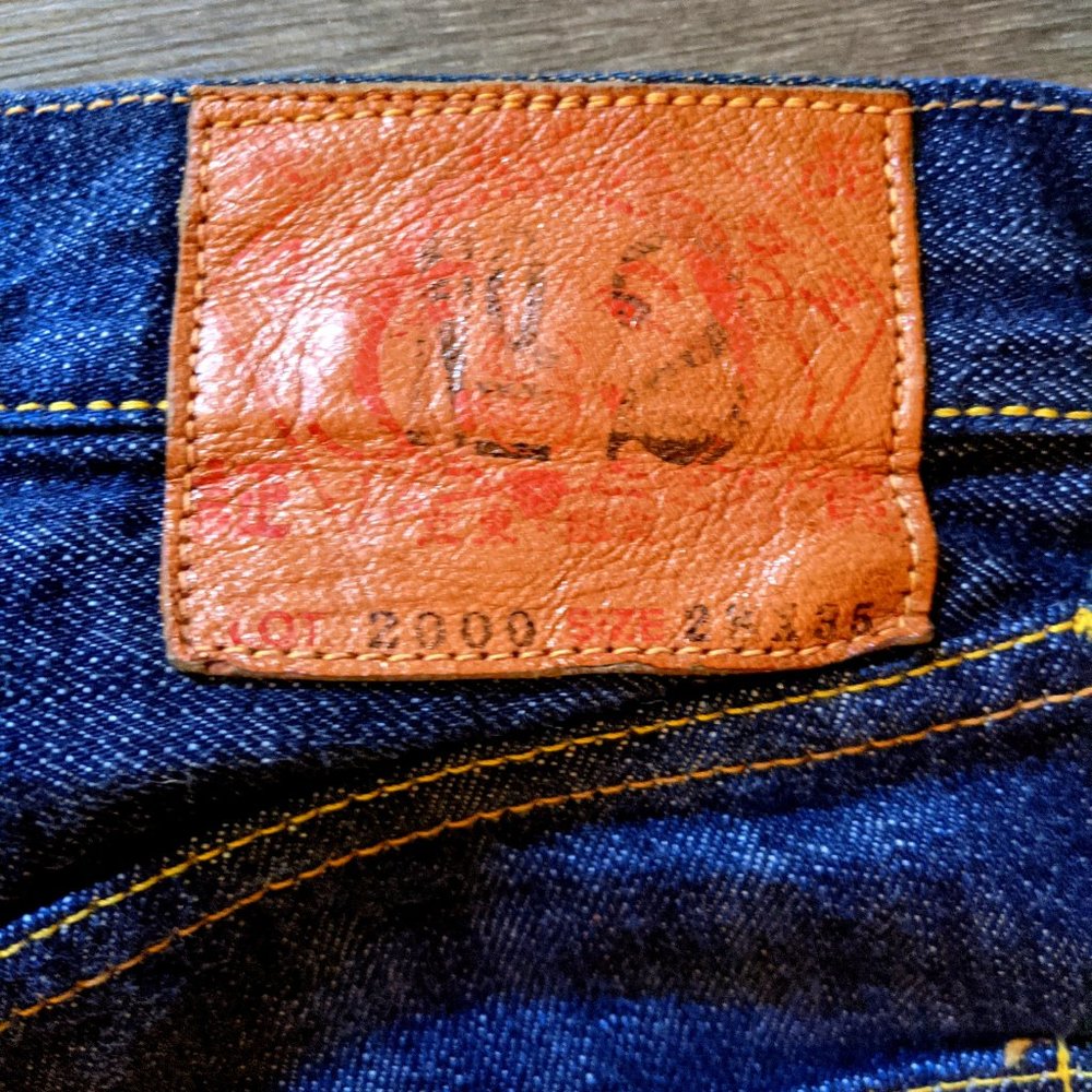 SOLD Evisu Authentic Rare Vintage  No.2 Jeans 2000